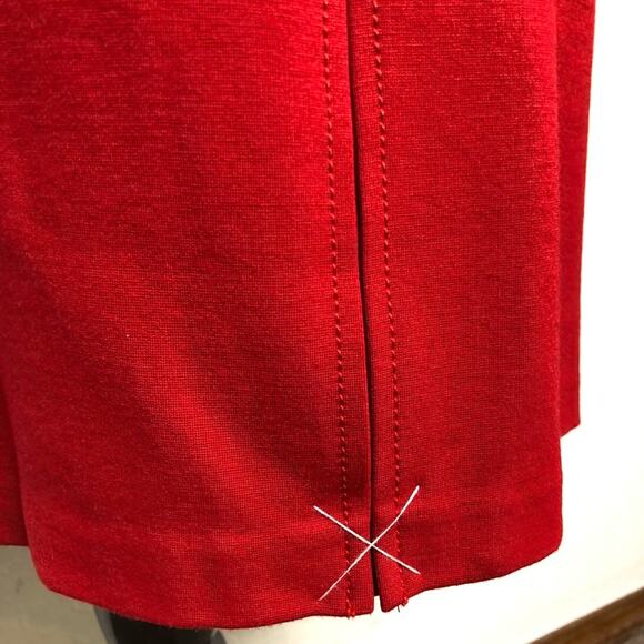 Talbots red sleeveless sheath dress size 6 NWT - Picture 12 of 14
